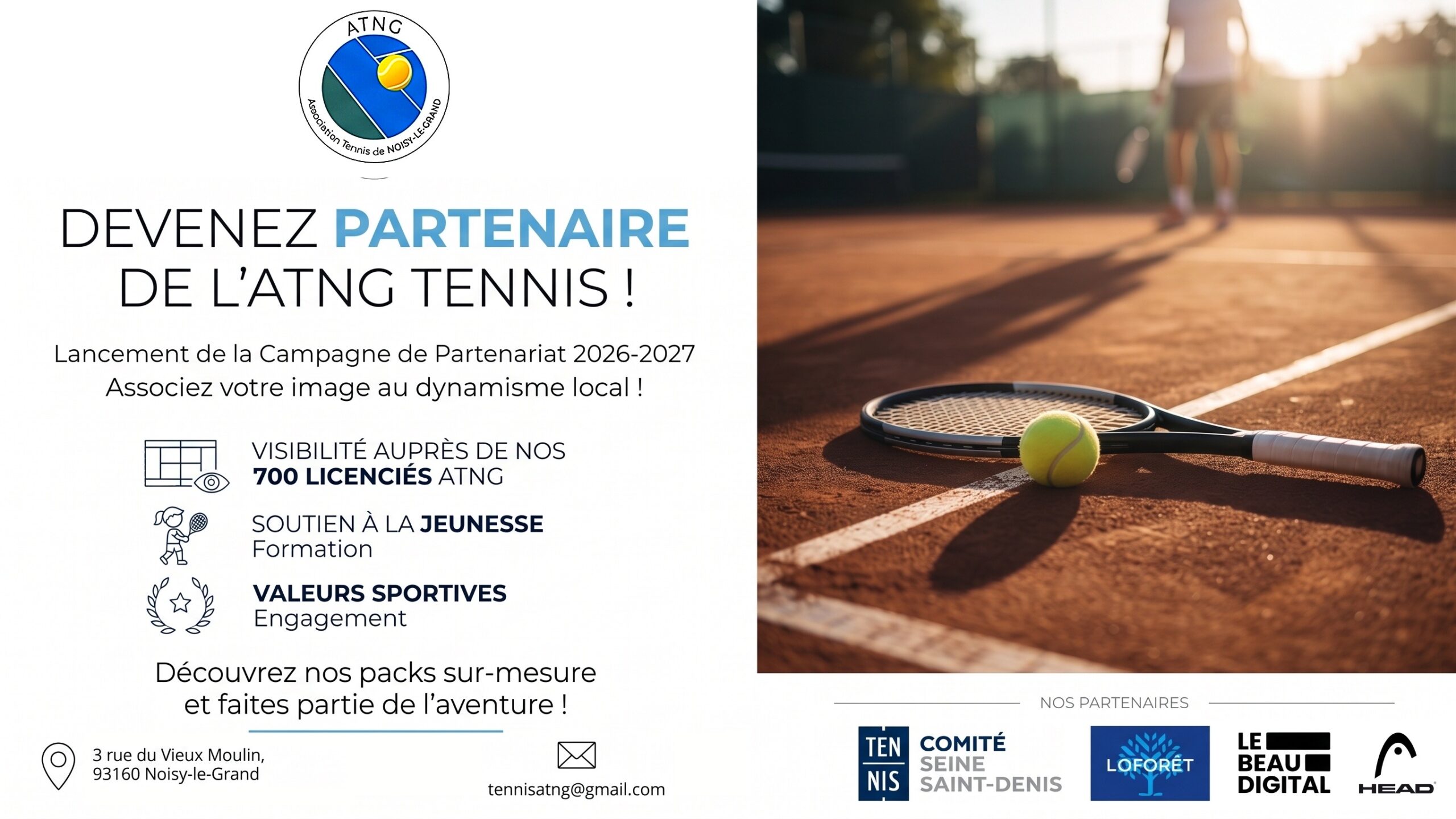 Affiche partenariat